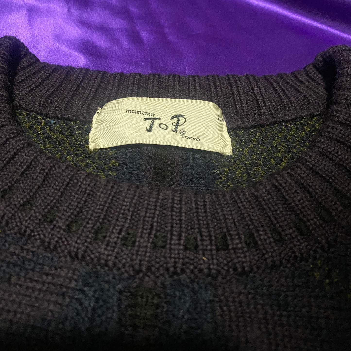 3d Knit Wool Sweater