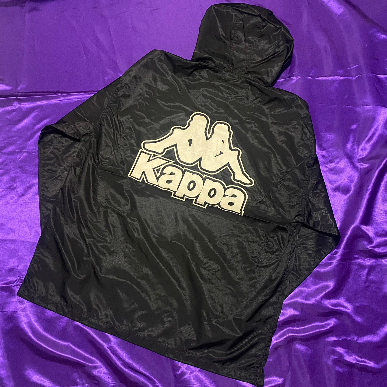 Kappa Nylon Anorak Parker Black