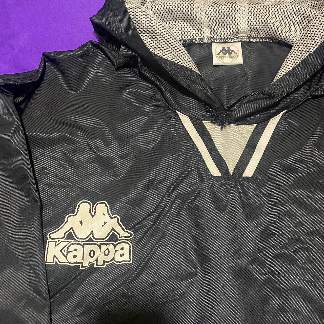 Kappa Nylon Anorak Parker Black