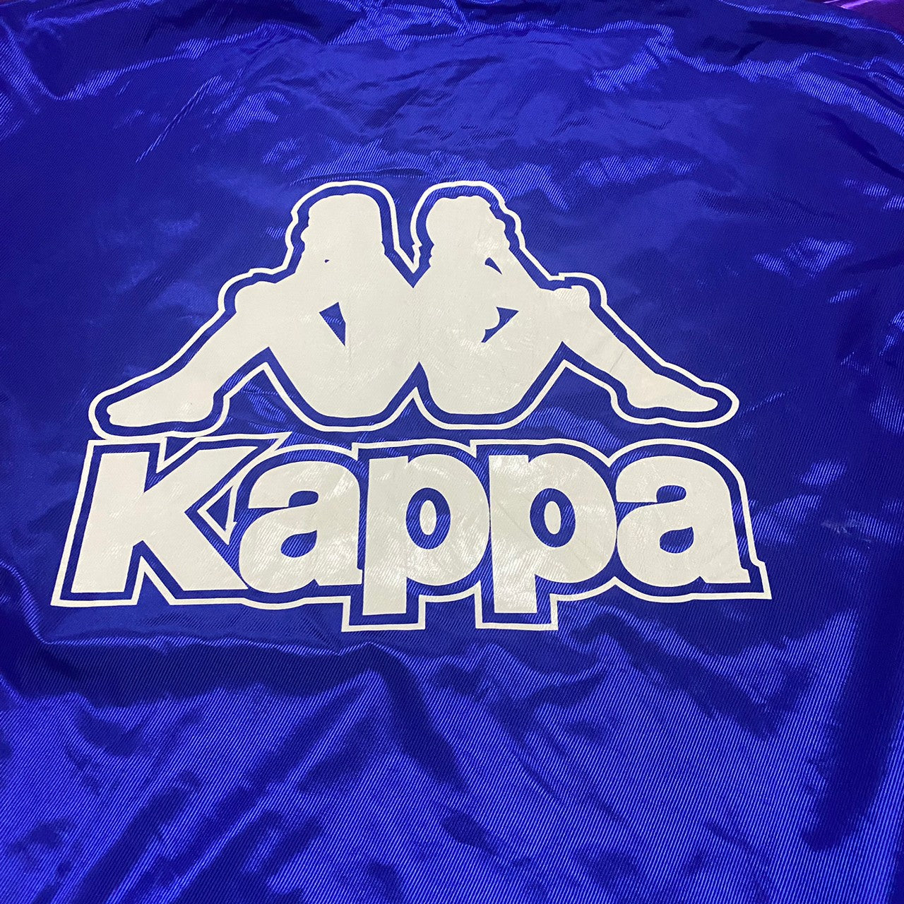 Kappa Nylon Anorak Parker Blue