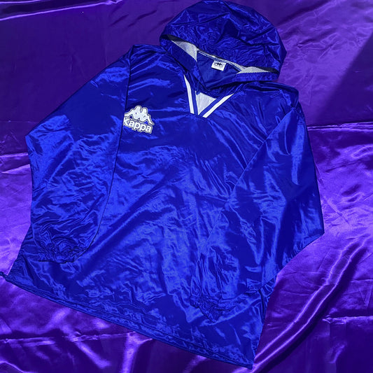 Kappa Nylon Anorak Parker Blue
