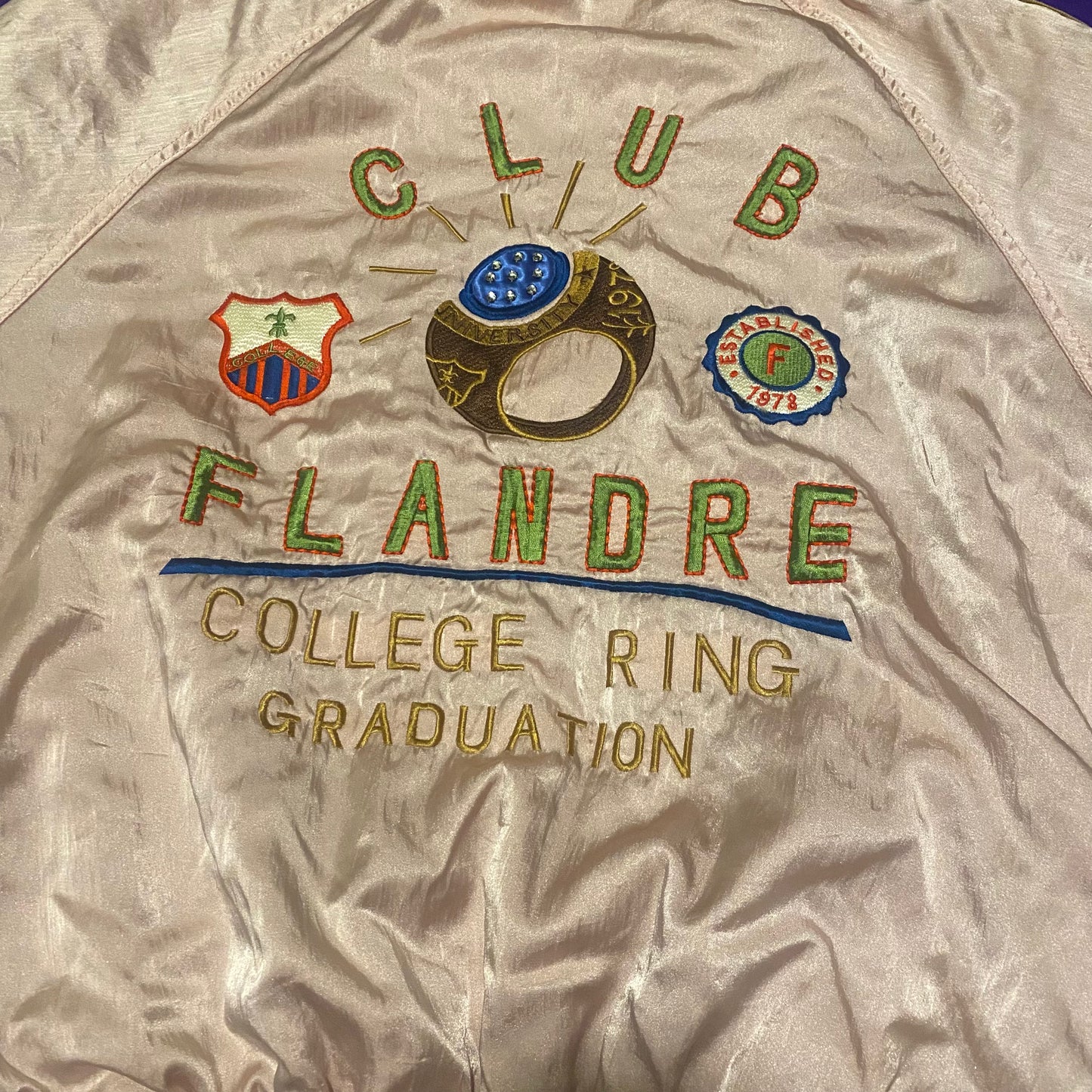 FLANDRE CLUB サテンスカジャン