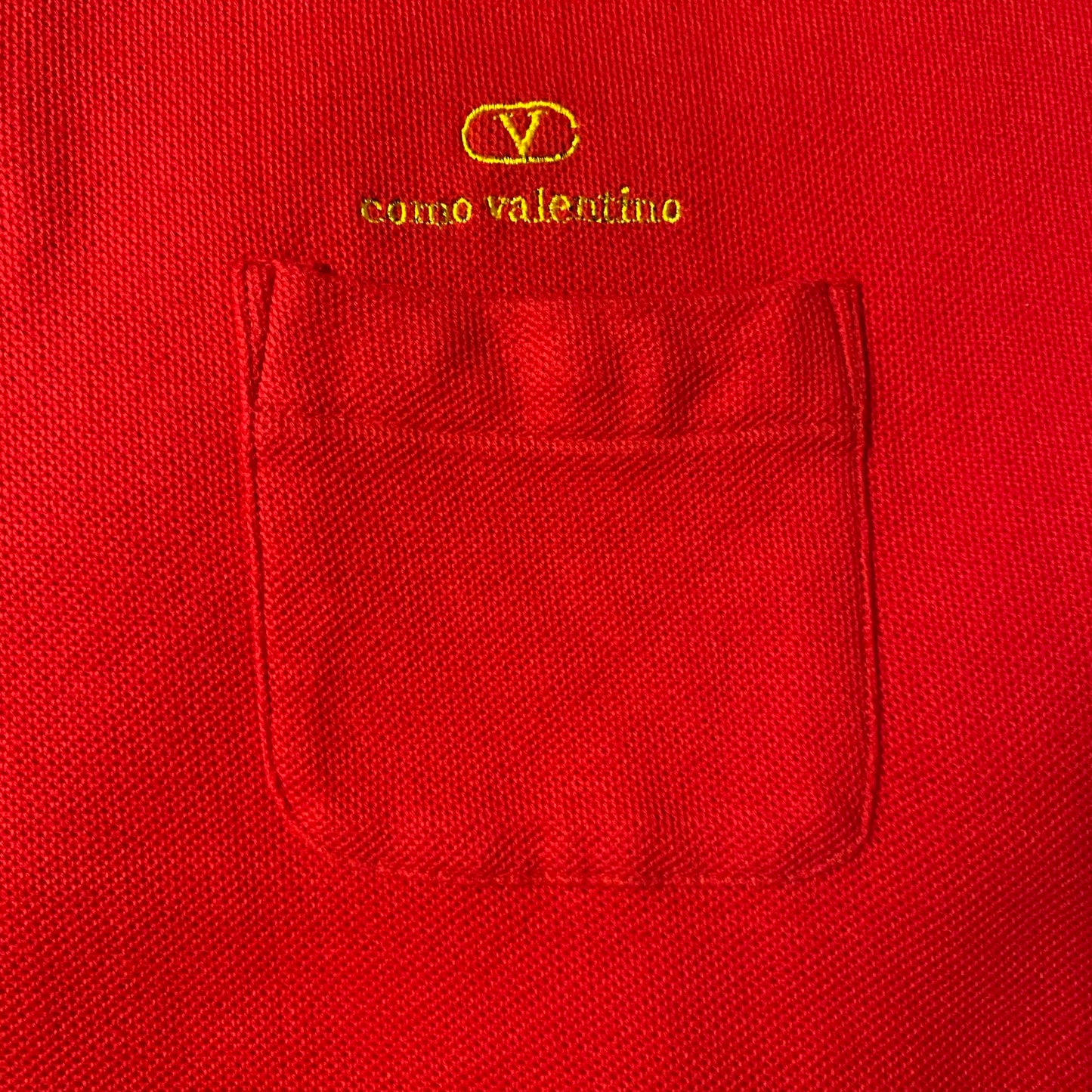 como valentino One point Logo S/S Polo Shirt