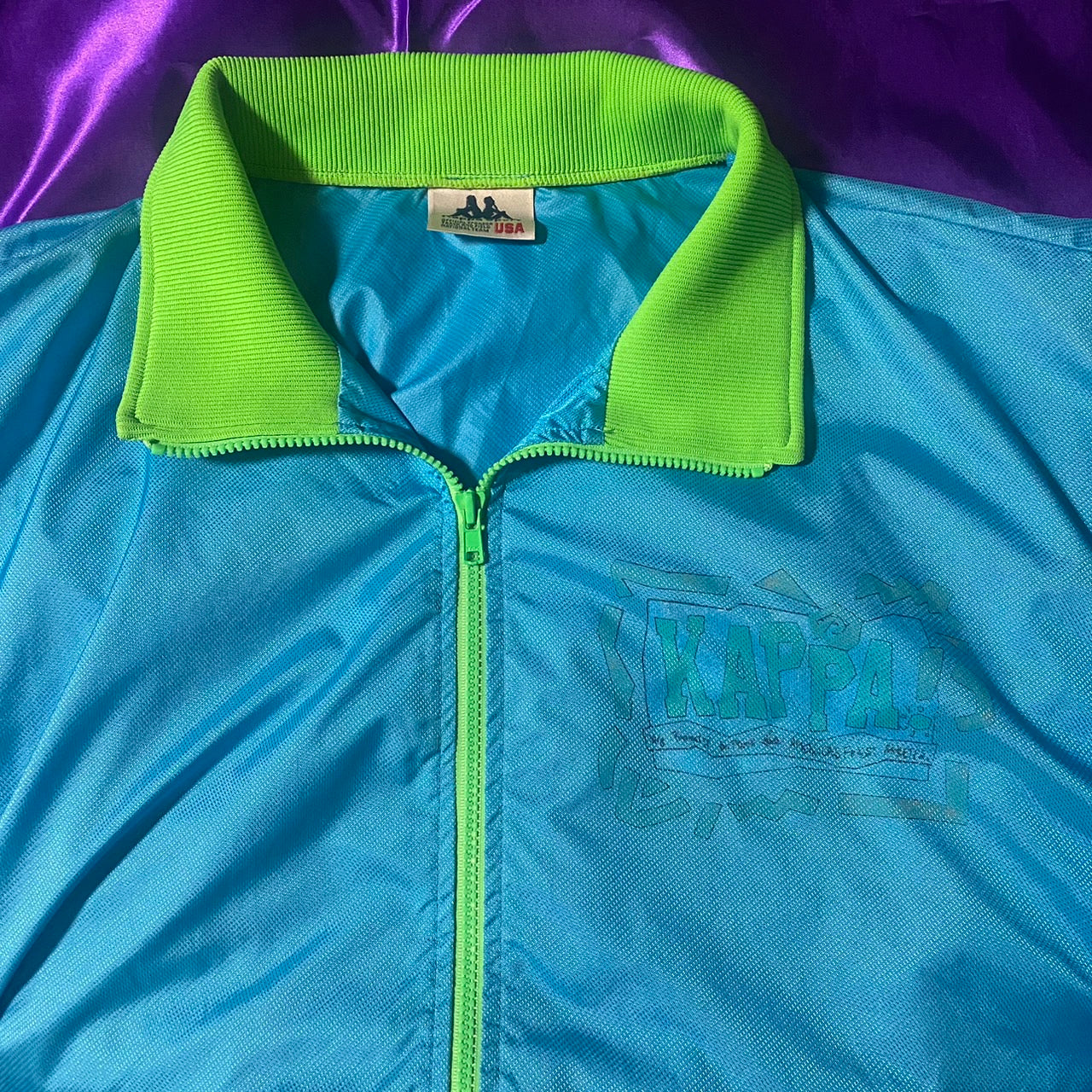Kappa Sport Logo Print Nylon Jacket