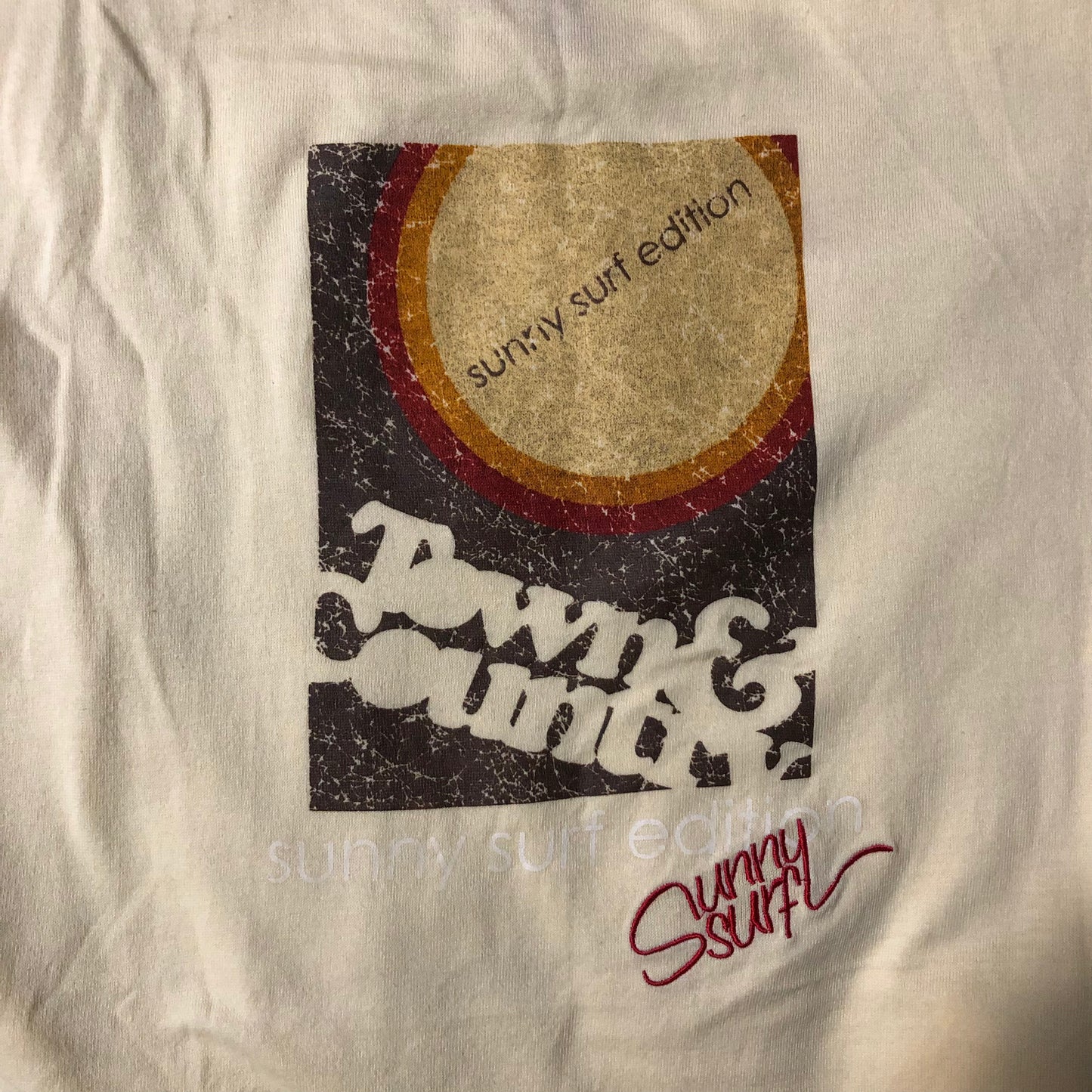 Sunny Surf 90s S/S Print T-Shirt Yellow