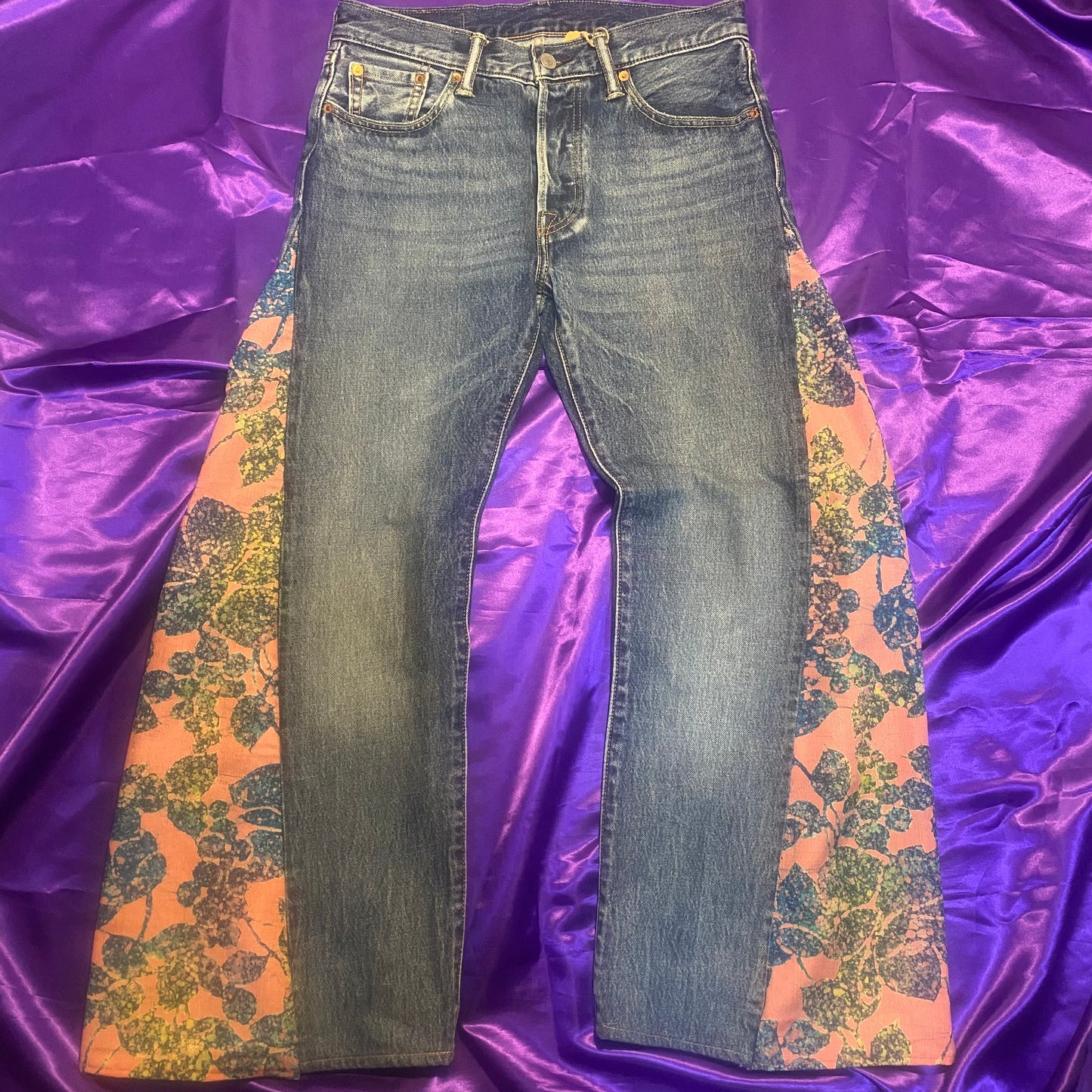 Levi's Denim×Kimono Flare Pants