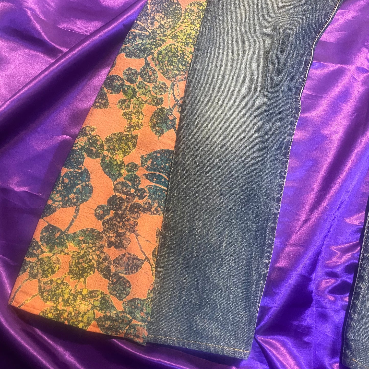Levi's Denim×Kimono Flare Pants