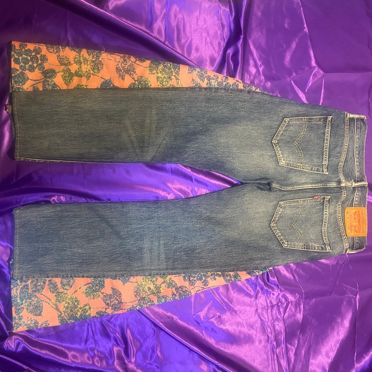 Levi's Denim×Kimono Flare Pants