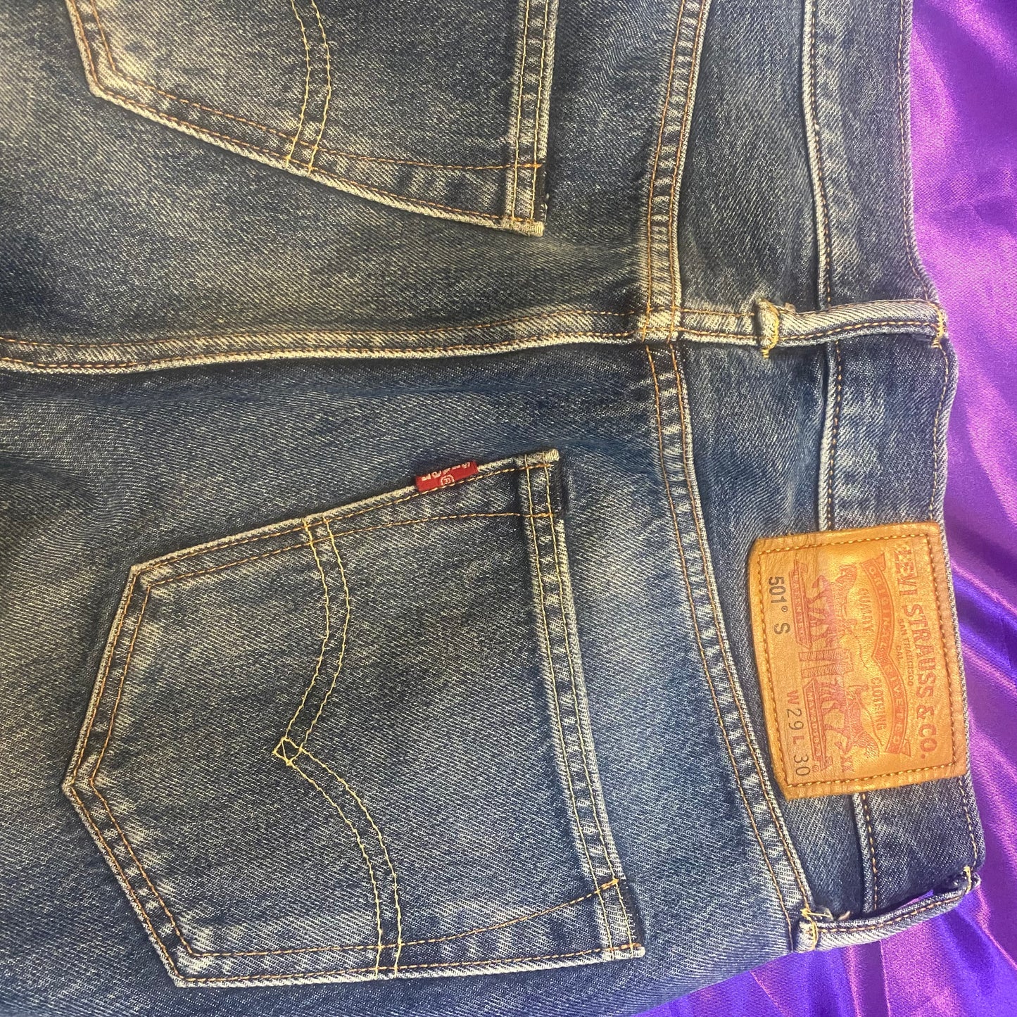 Levi's Denim×Kimono Flare Pants