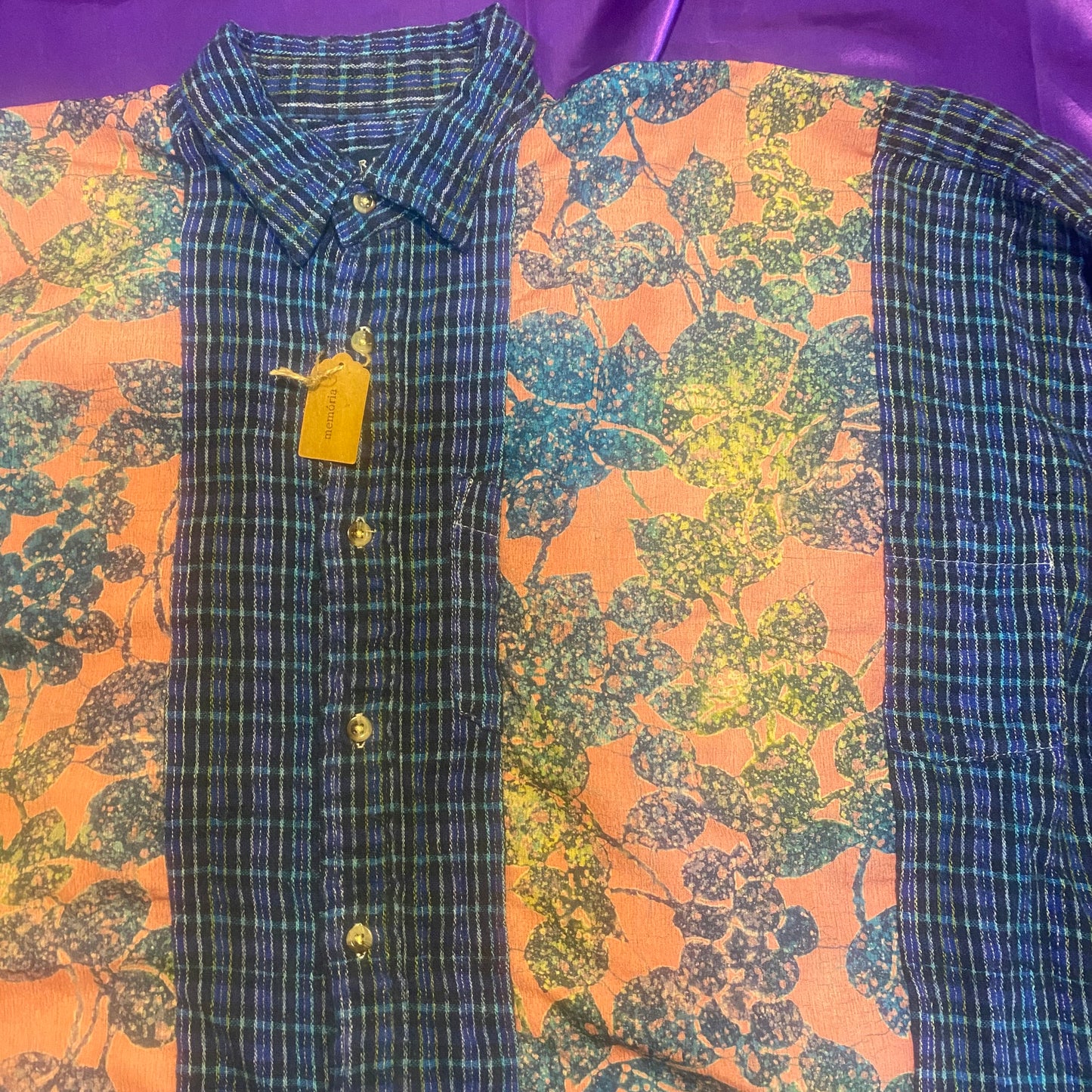 Remake Big Shirts × KIMONO チェックシャツ