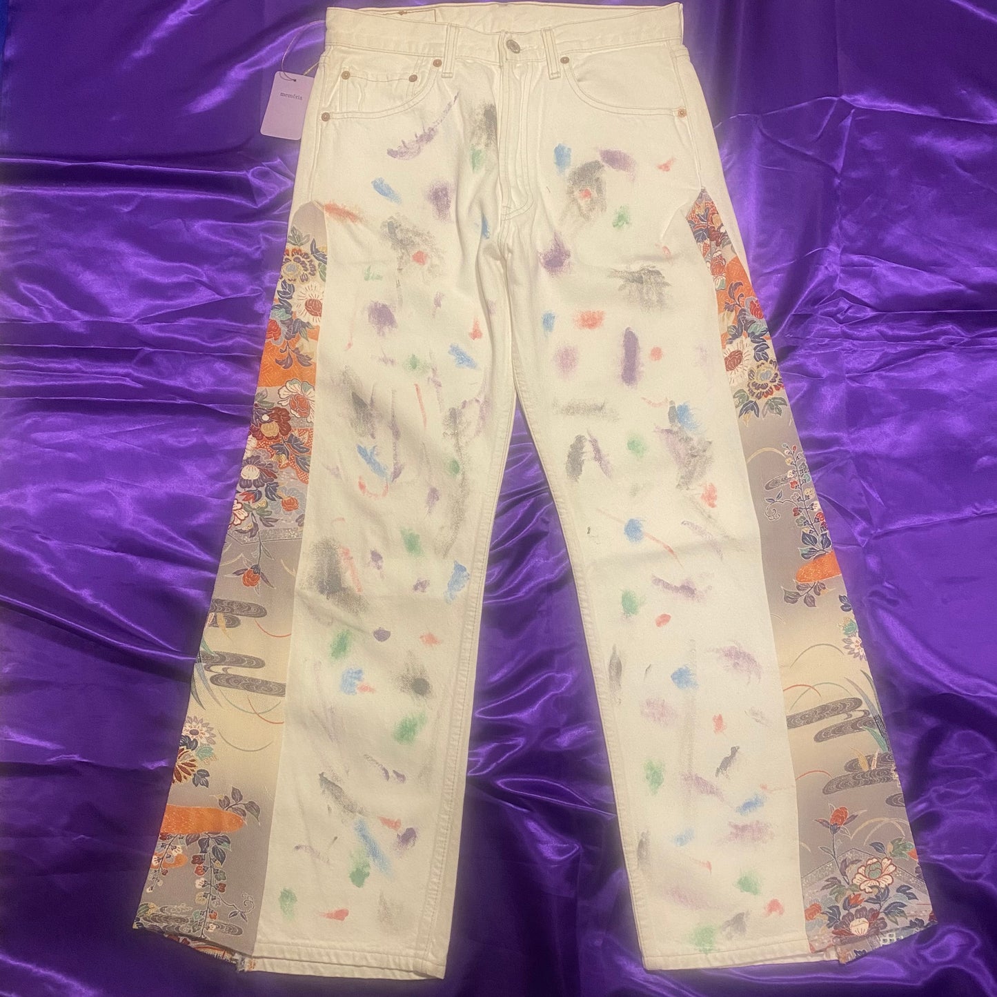 Remake Flare Pants DENIM × KIMONO
