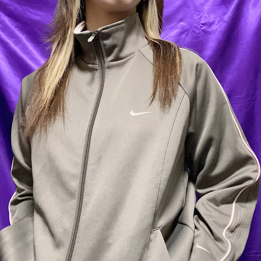 NIKE Track Jacket ピンク×グレー
