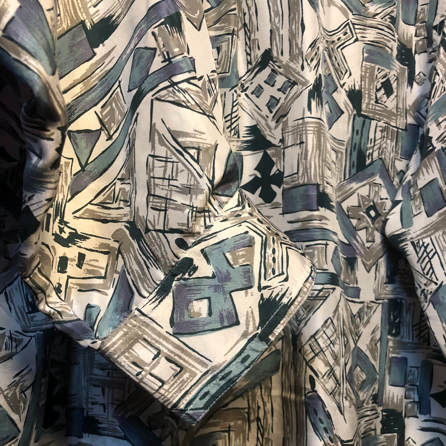 Patterned Silk L/S Shirts
