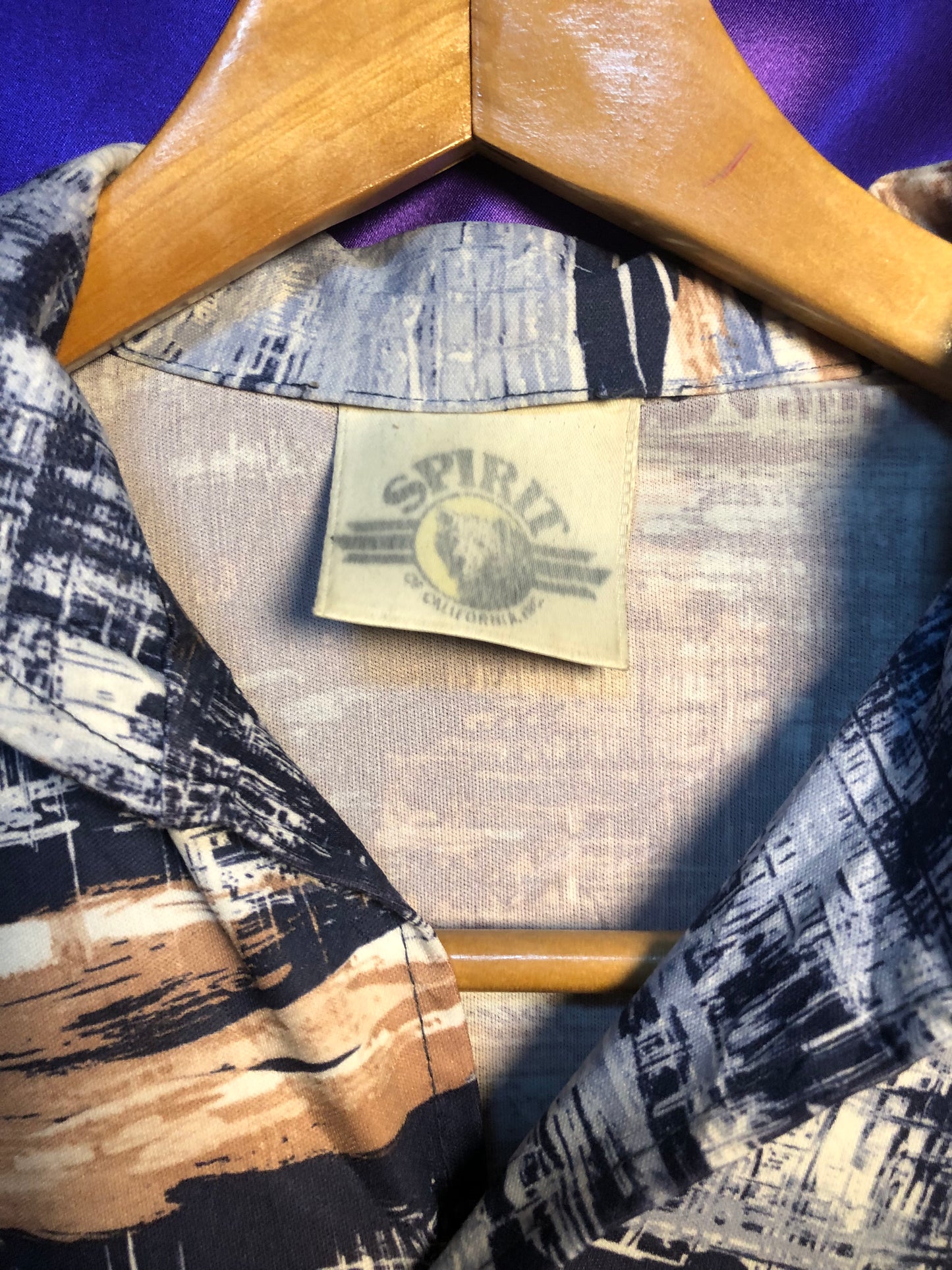Patterned L/S Shirts(Polyester)