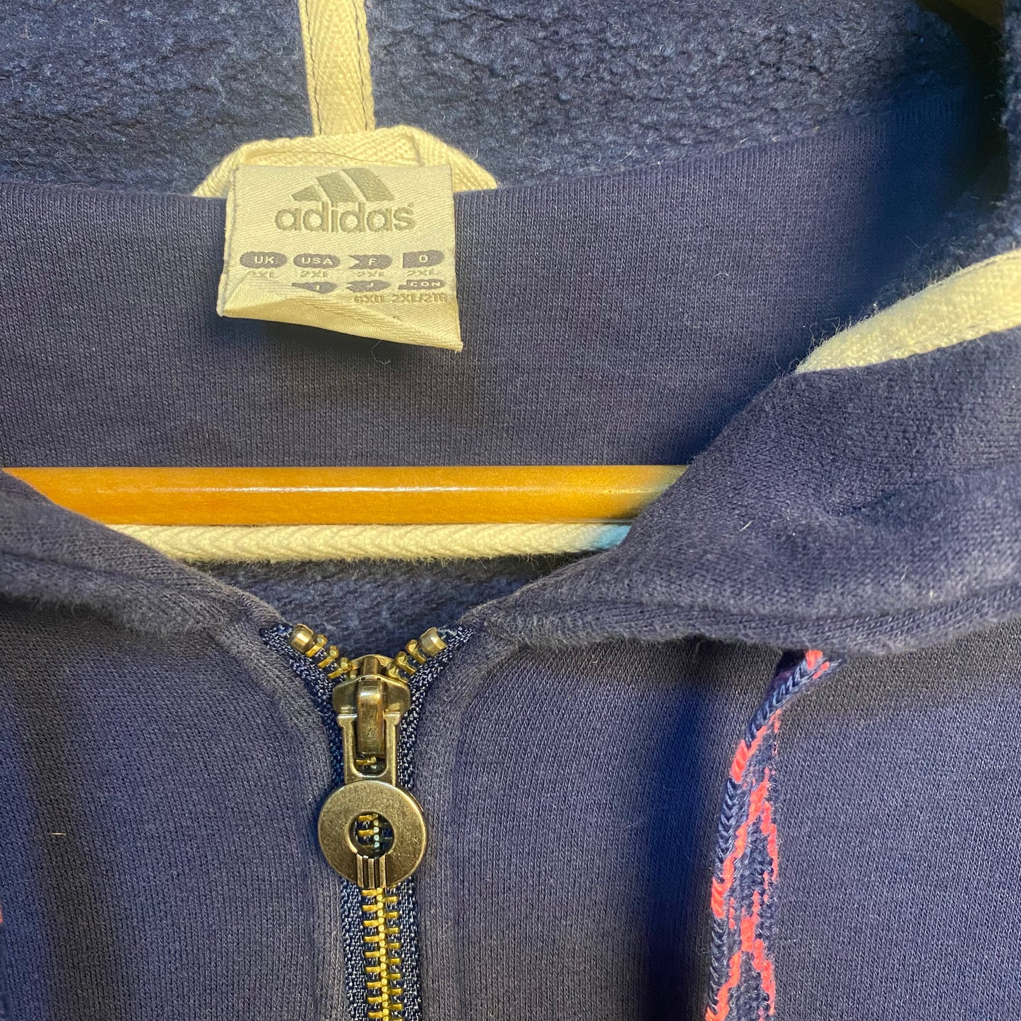 adidas Performance Logo Switching Zip Hoodie