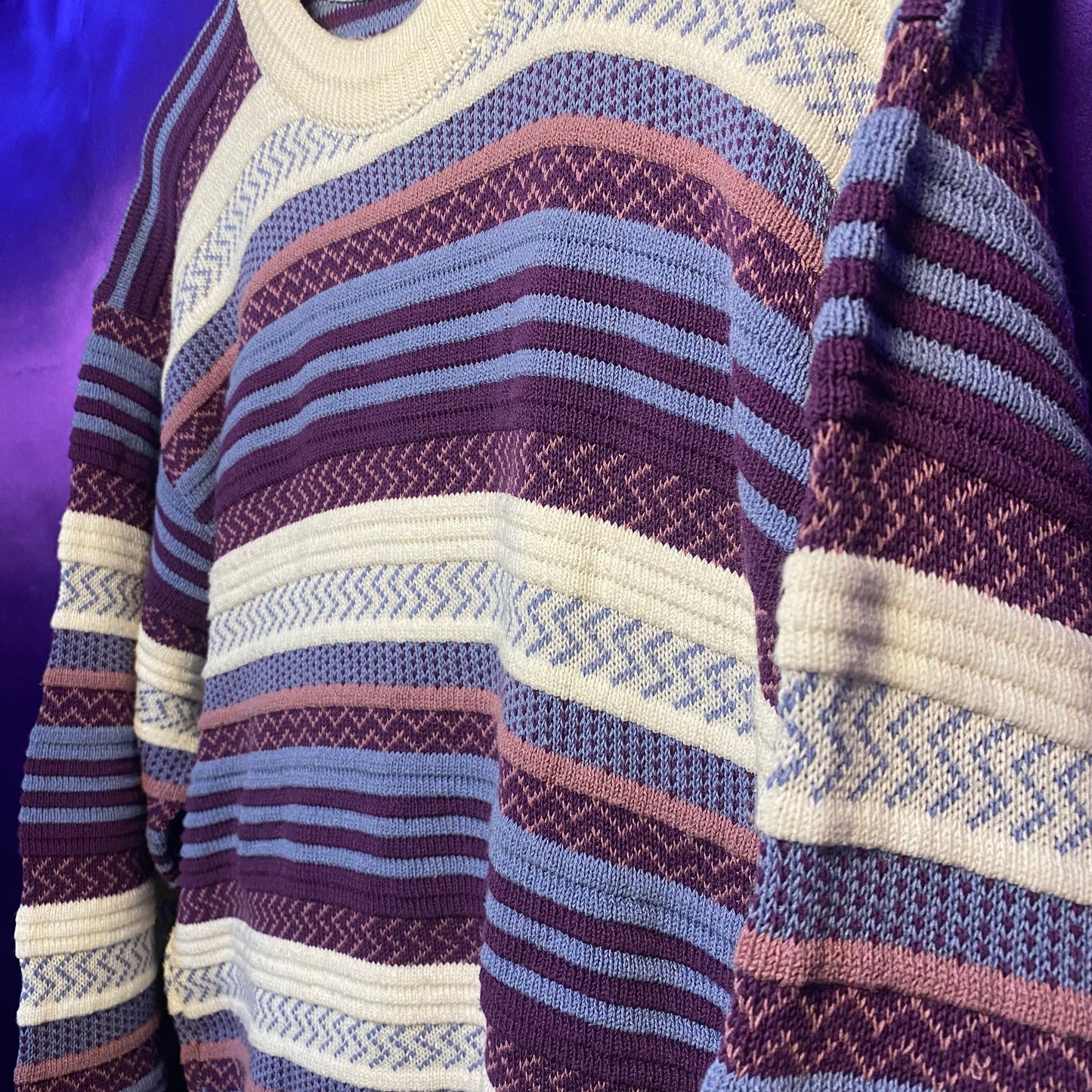 3D Crew Neck Sweater