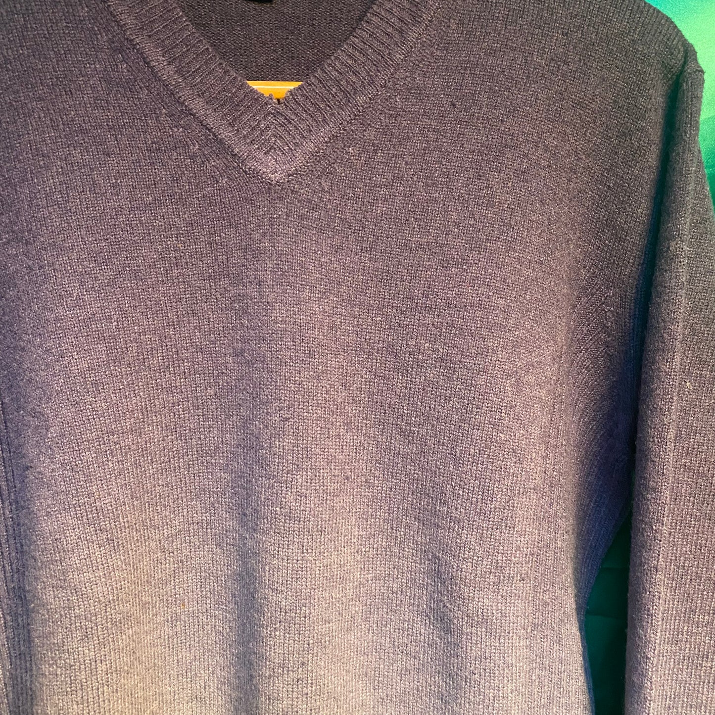 V Neck Gradation Sweater