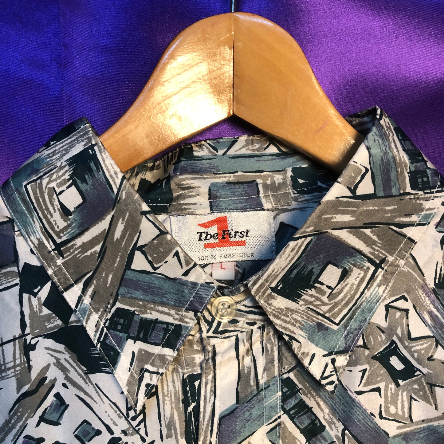 Patterned Silk L/S Shirts