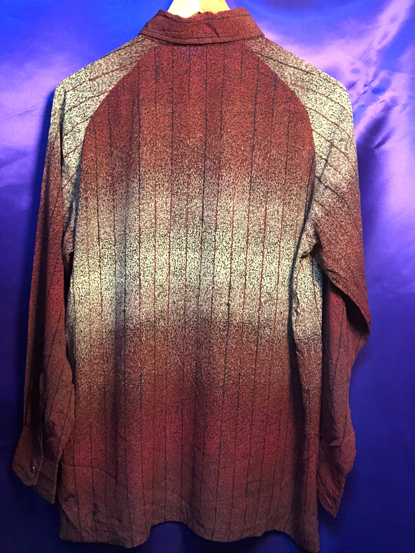 Stripe×Animal Pattern L/S Shirt