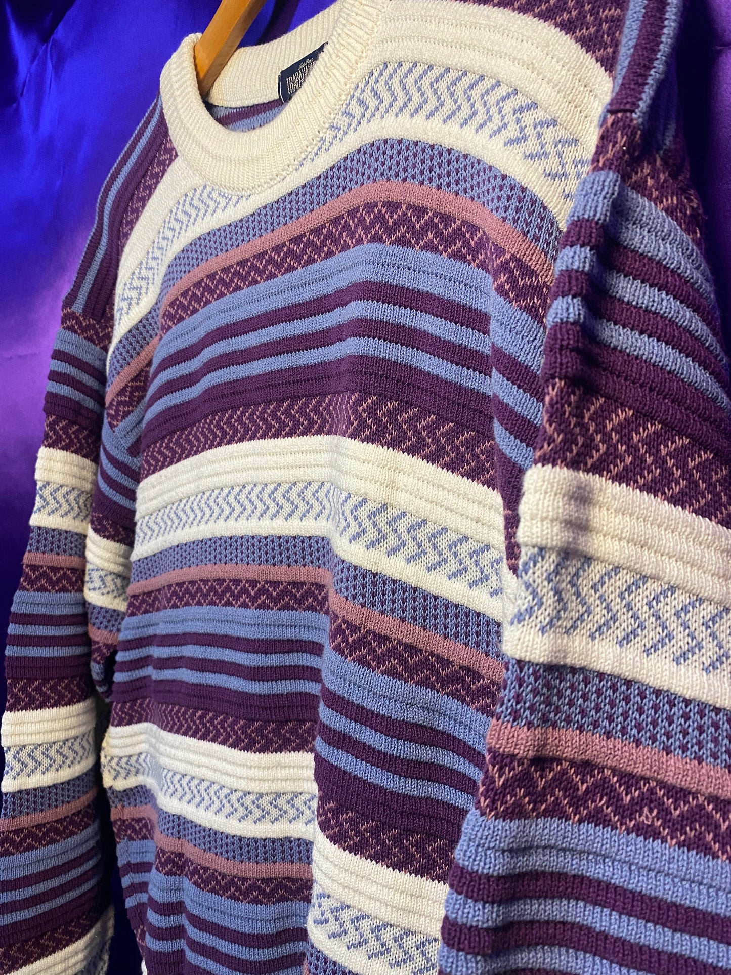 3D Crew Neck Sweater