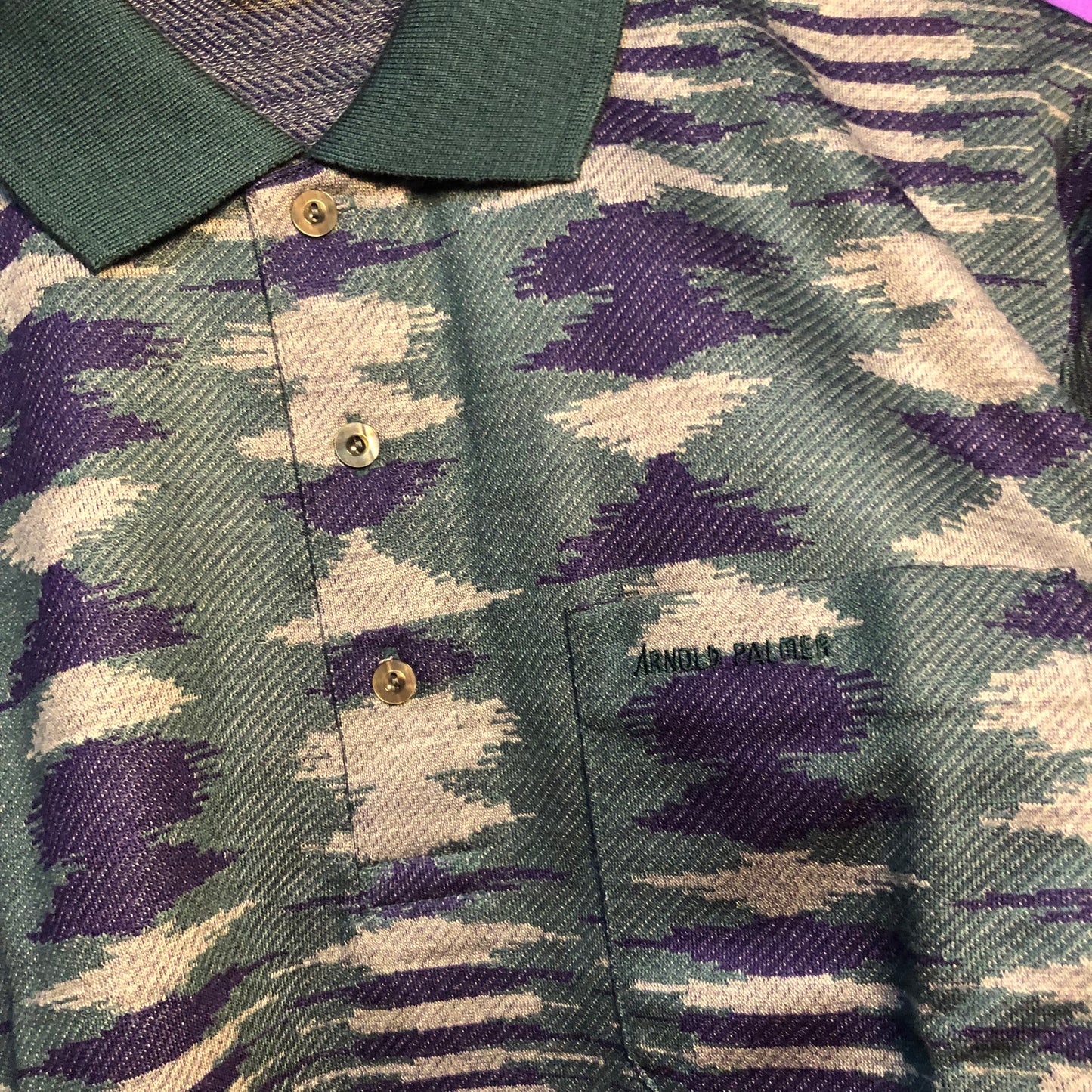 Patterned L/S Polo Shirts