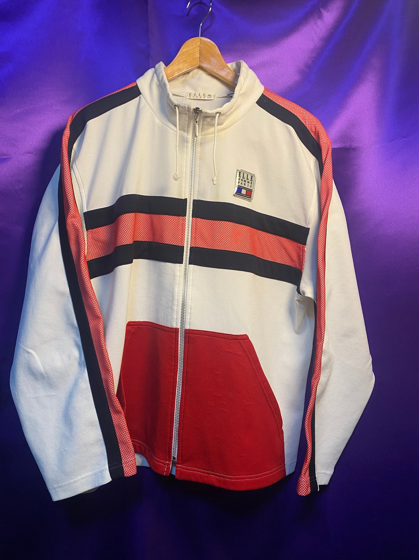 ELLE Mesh Switching Track Jacket