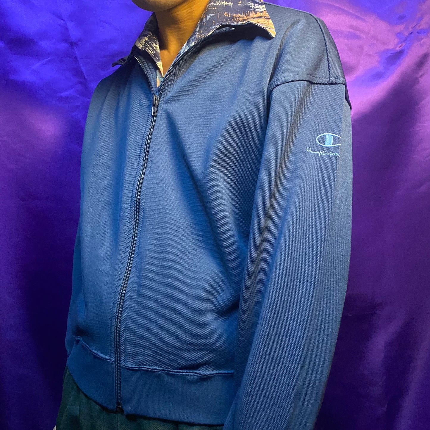 Champion 80〜90s TrackJacket Navy