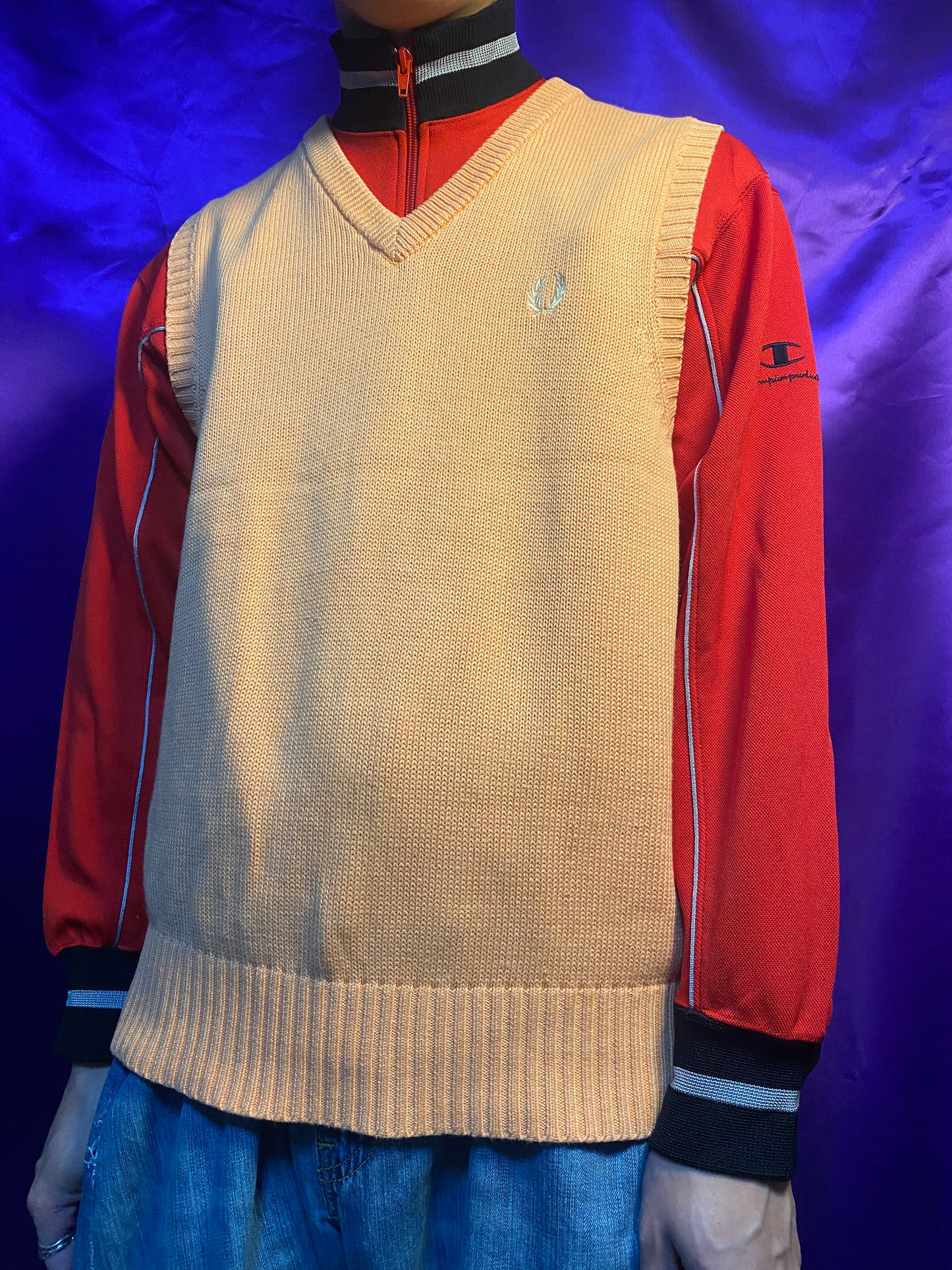 Champion 80〜90s TrackJacket Red