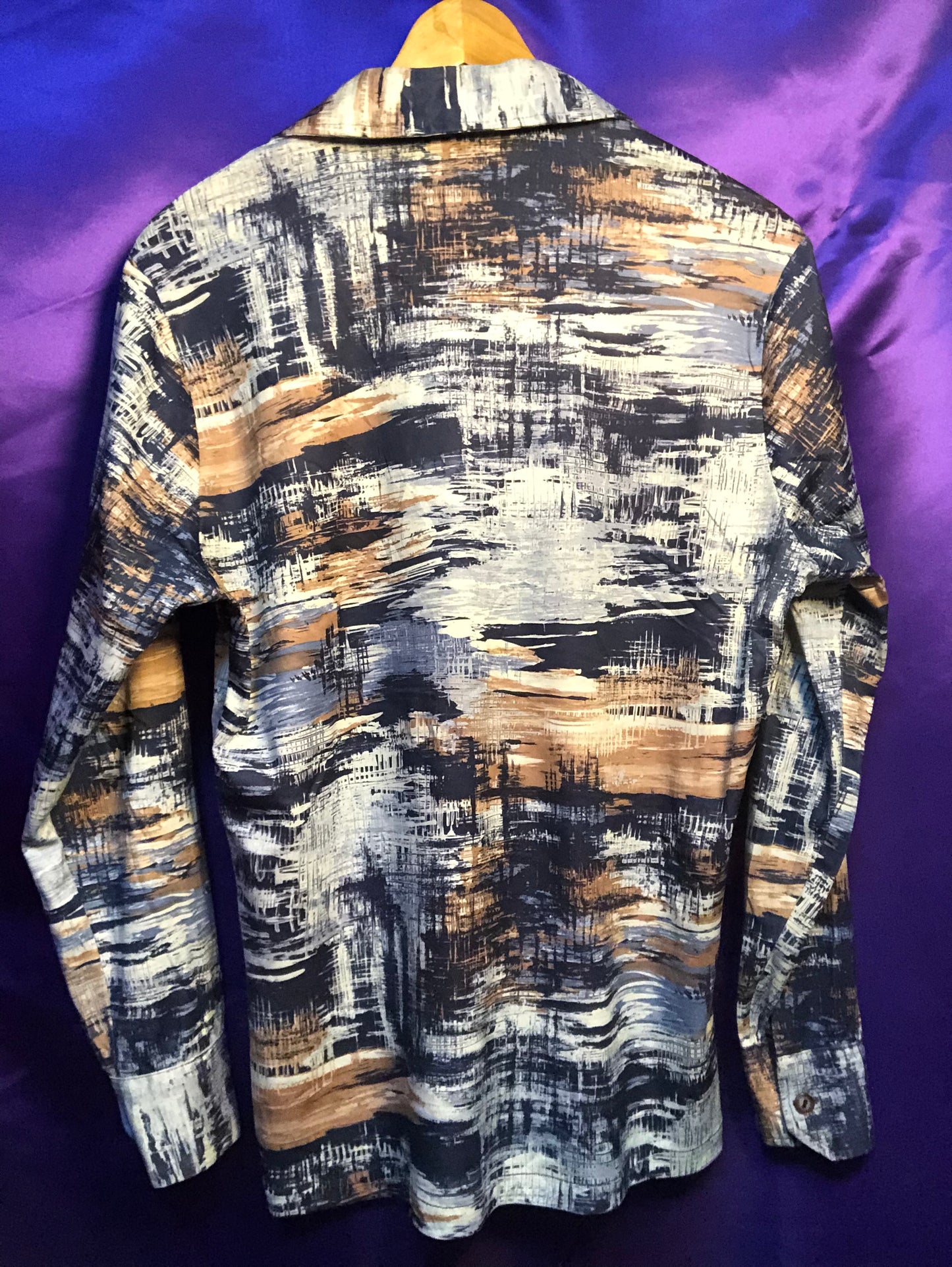 Patterned L/S Shirts(Polyester)