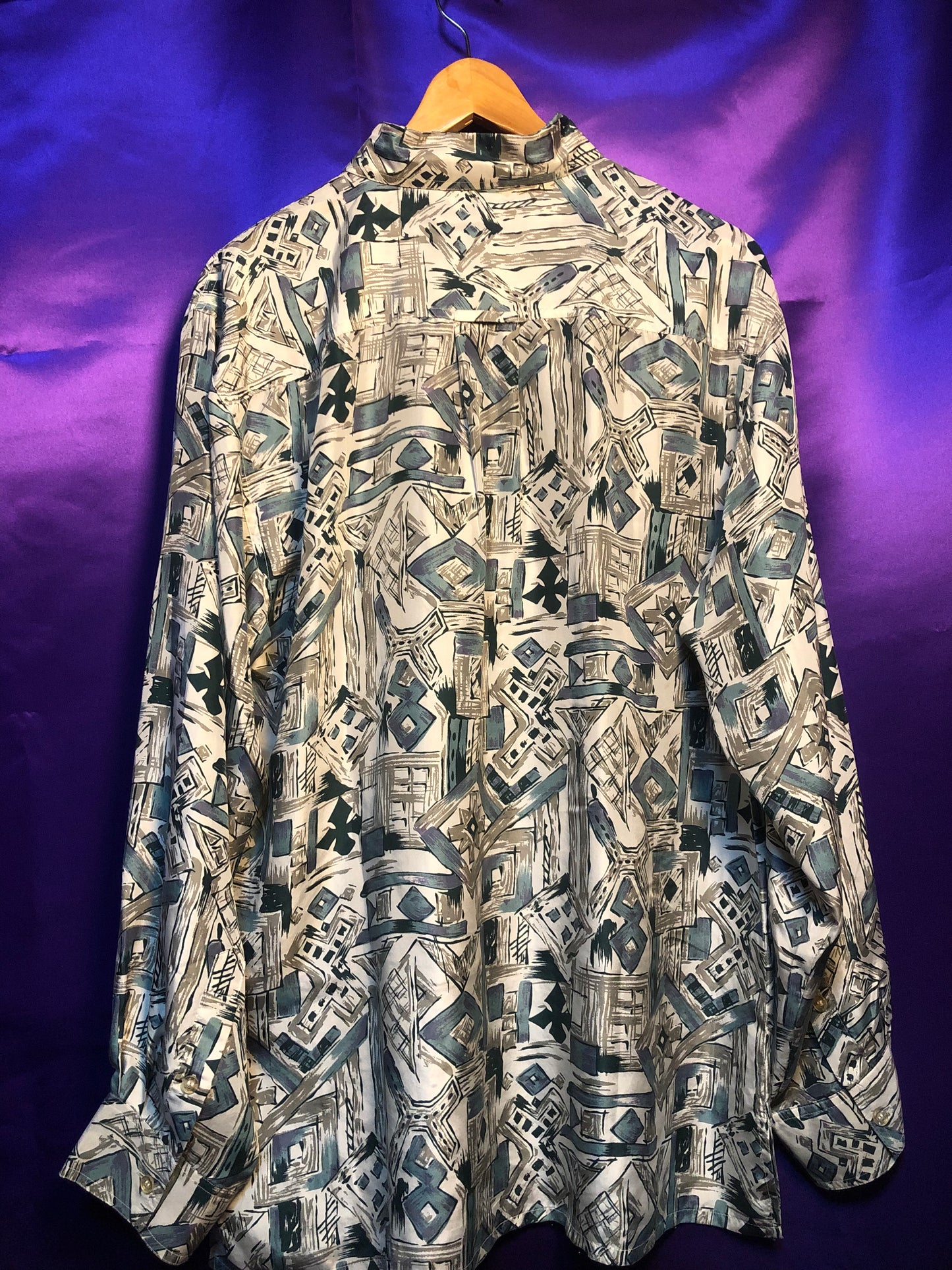 Patterned Silk L/S Shirts