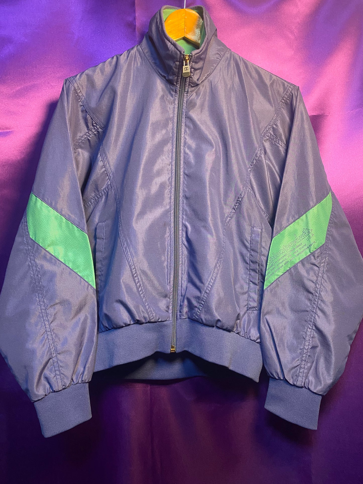 Champion 80〜90s Nylon Jacket Blue