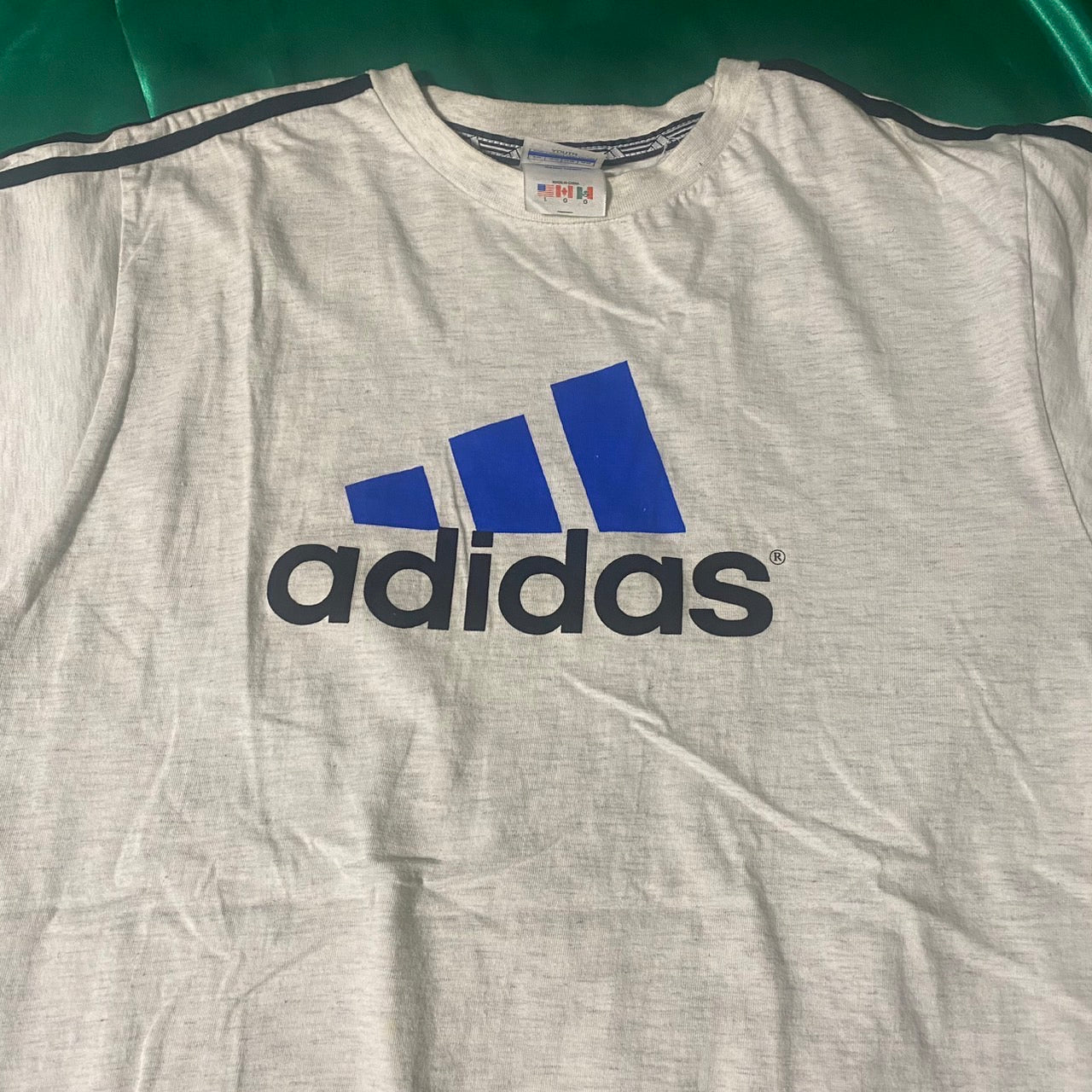 Adidas 90 logo clearance tee