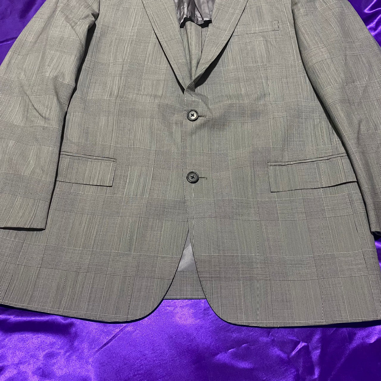 Brooks Brothers 2B Check Pattern Tailored Jacket