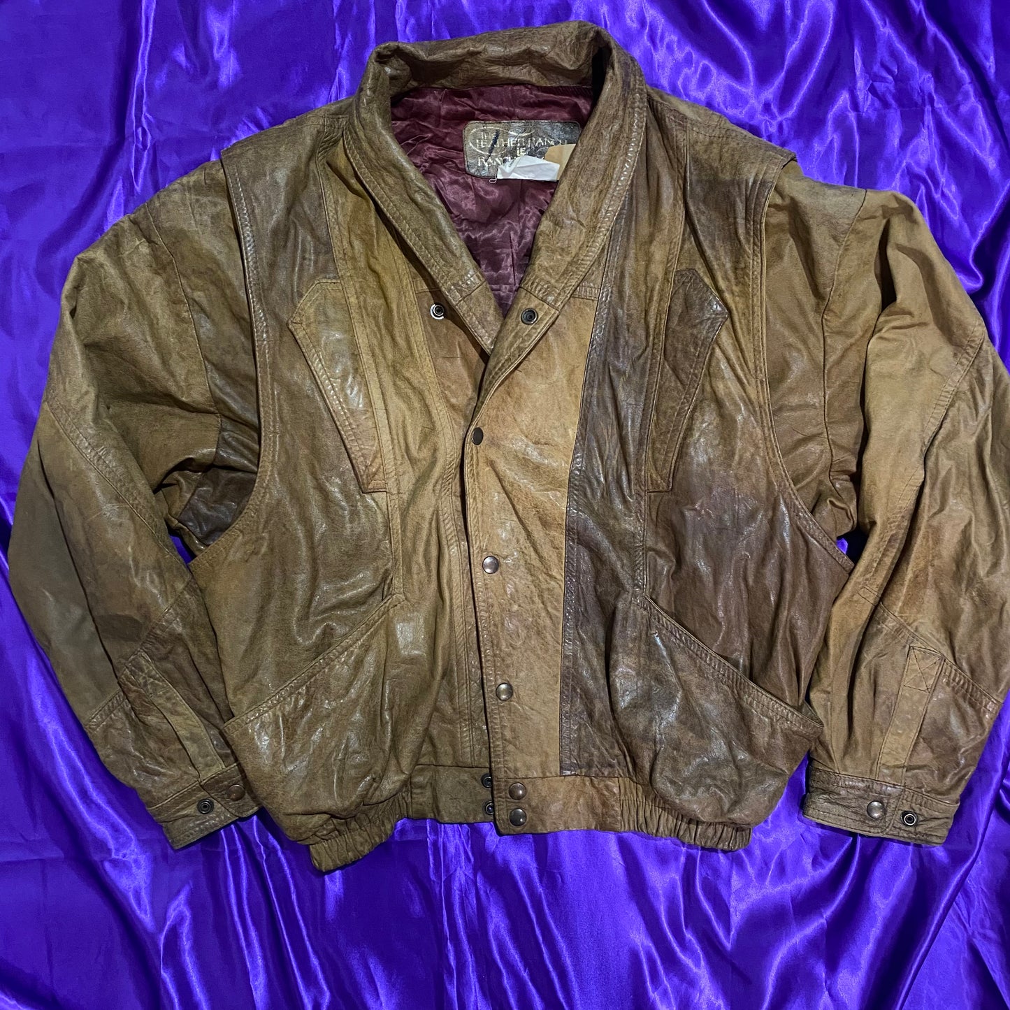 2way leather jacket