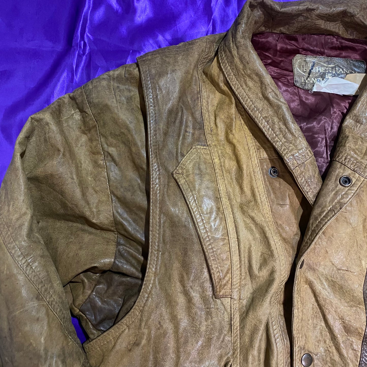 2way leather jacket