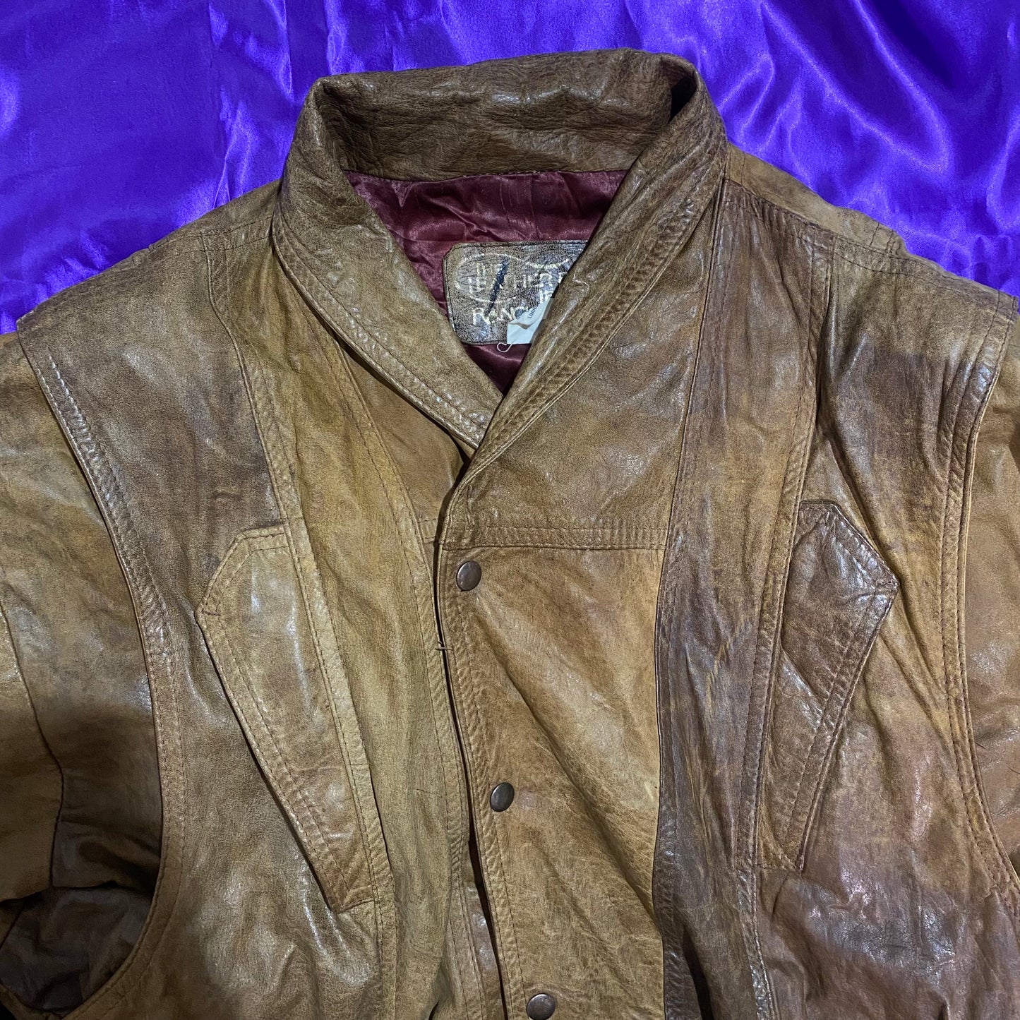 2way leather jacket