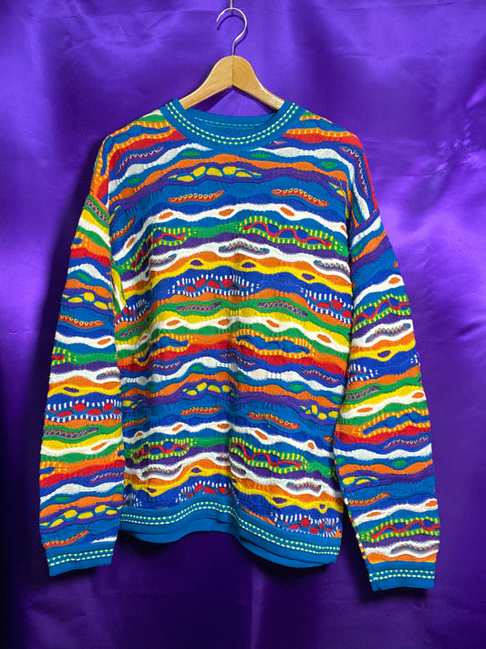 COOGI 90s 3D Crew Neck Knit