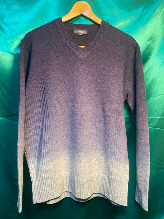 V Neck Gradation Sweater